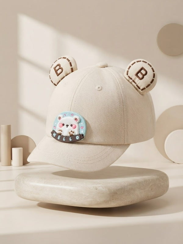 Cdeck Kids Cotton Cap for Boys & Girls | Soft, Lightweight & Comfortable Summer Wear | 1–3 Years