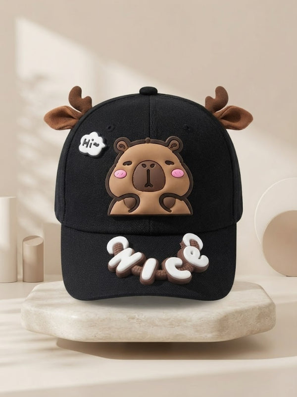 Cdeck Kids Cotton Cap for Boys & Girls | Soft, Lightweight & Comfortable Summer Wear | 2–5 Years