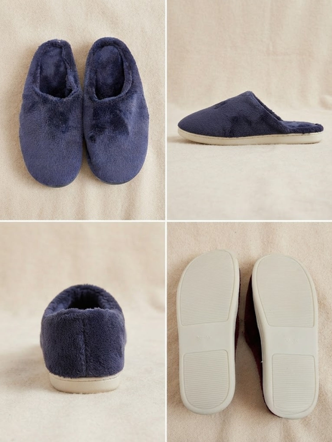 Cdeck Women’s Fuzzy Winter Slippers | Soft Plush  Slippers for Comfort & Warmth | Free Size | Blue
