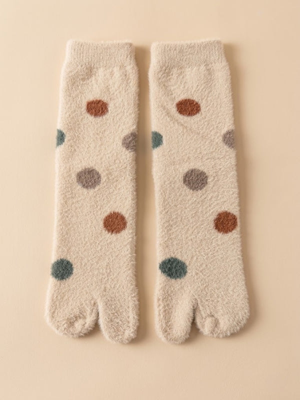 Cdeck Warm Socks for Women & Girls | Soft Cozy Comfortable Everyday Home Wear | Cream