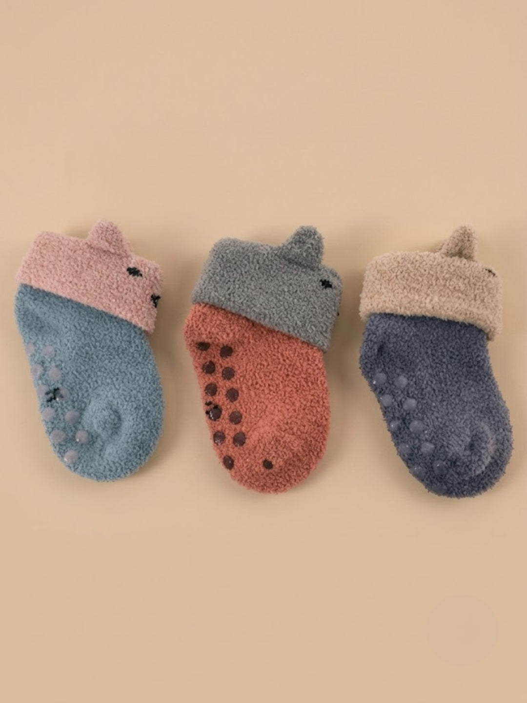 Cdeck Rabbit Wool Winter Socks for Kids | Soft, Warm & Anti-Slip | 0-4 Years
