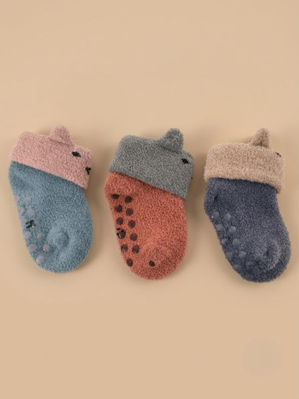 Cdeck Rabbit Wool Winter Socks for Kids | Soft, Warm & Anti-Slip | 0-4 Years
