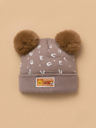 Cdeck Unisex Cable Knit Woolen Winter Beanie Cap with Pom Pom | Soft, Warm & Comfortable | 1–3 Years