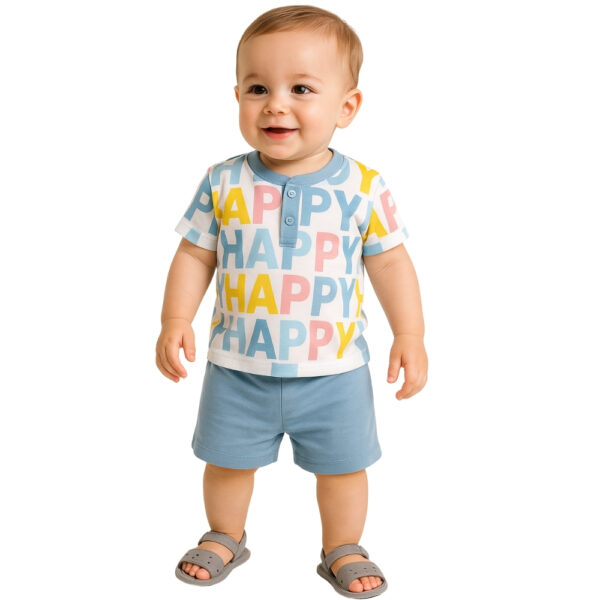 CDECK Premium Baby Boy T-Shirt & Shorts Cotton Summer Wear – Co-Ord Set