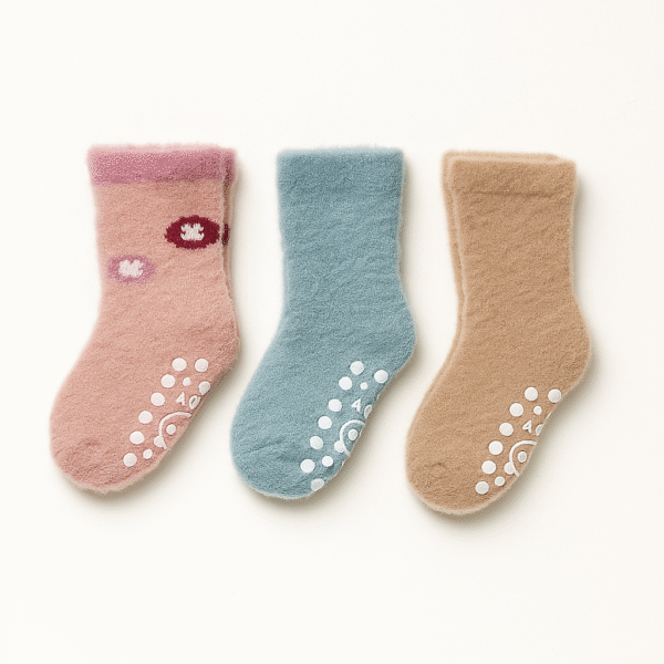 Cdeck Wool Socks for Babies – Natural Warmth for 0–2 Year Olds | Pack of 3 Pairs