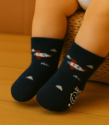 baby rabbit wool socks for winter