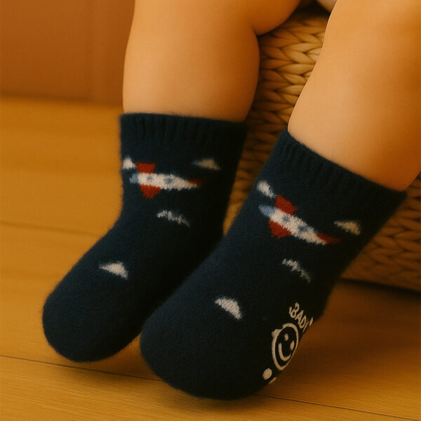 baby rabbit wool socks for winter